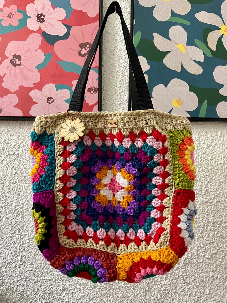 PREVENTA Tote bag crochet imagen 4