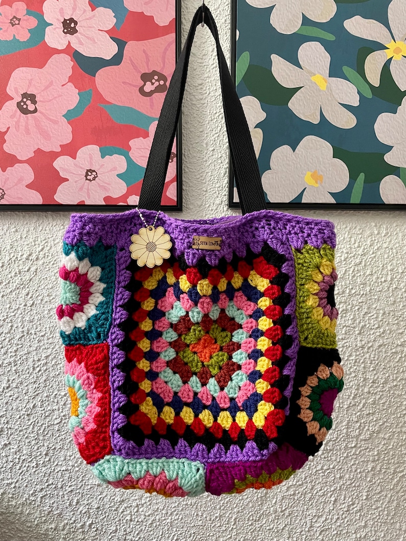 PREVENTA Tote bag crochet imagen 2