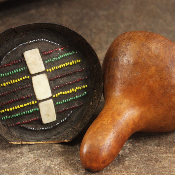 Old Naga Large gourd Plug Earrings Tribal Spacers Stretchers Burmese Nagaland Myanmar