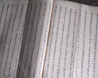 Shaman Manuscript Calligraphy Old Asian Vietnam Chinese Handwritten Hand Drawn Yao book