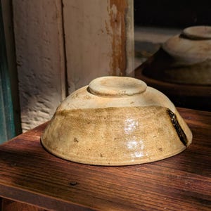 Antique pottery bowl China Tang dynasty 6th-9th century hand thrown early ancient Vietnam Annam Glazed Ceramic rustic early collectible