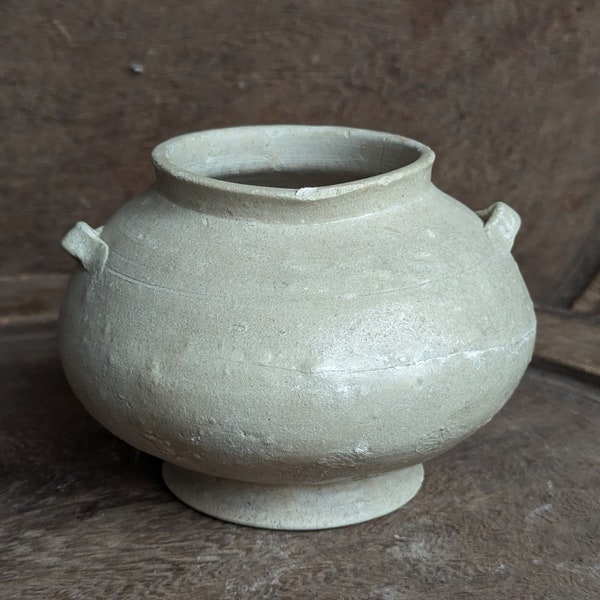 Han Dynasty 1st-3rd century stoneware jar pot glazed Vietnam Occupation Antique Original Chinese Pottery