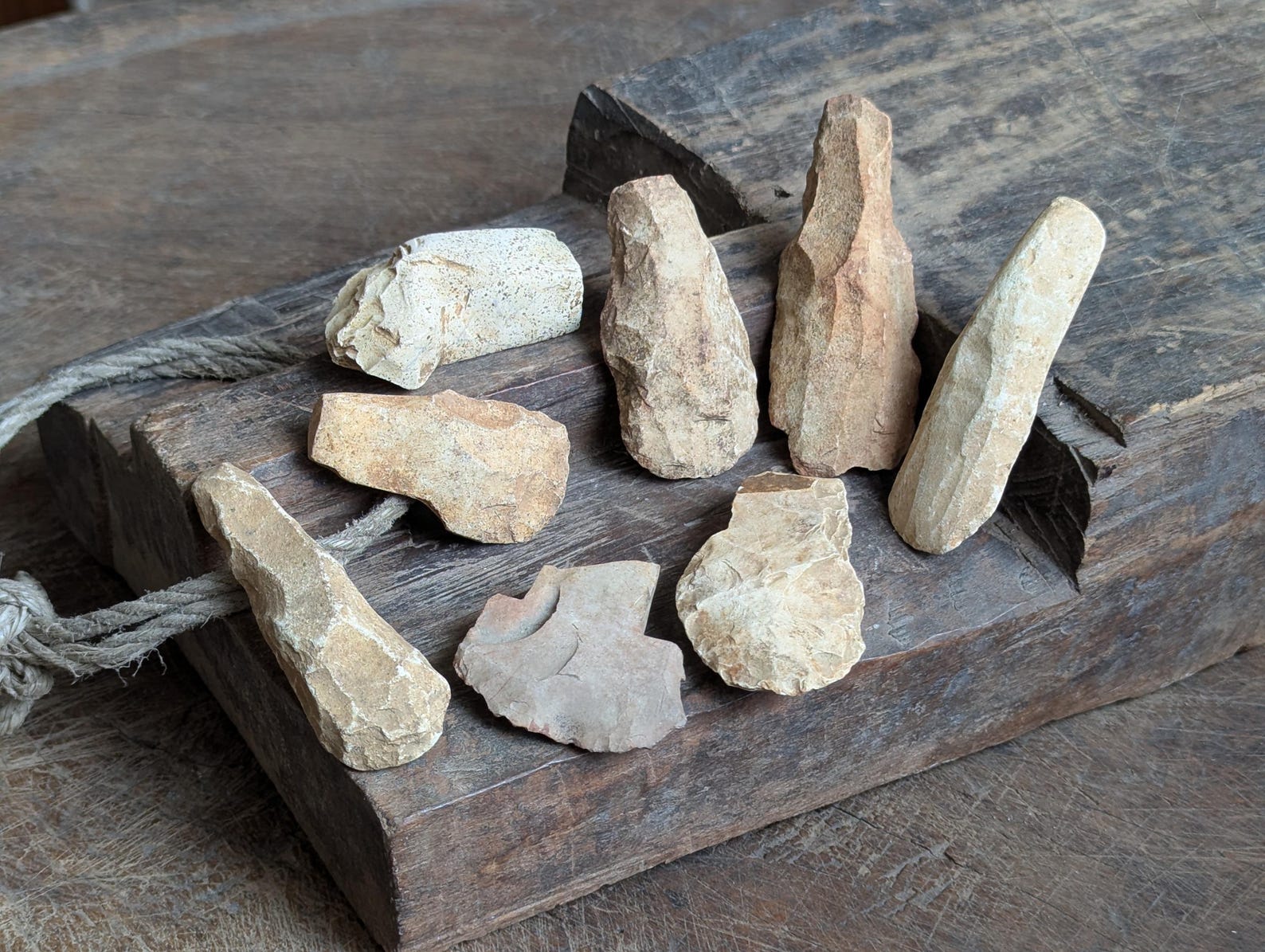 Ancient Neolithic Axe Heads 3000-4000 Year Old Stone Tools Knapped ...