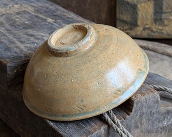 Song Dynasty 10th-13th bowl Pottery Celadon Glaze handmade Chinese Ceramic Antique Original fine art
