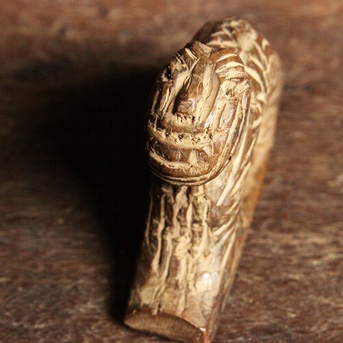 Hill Tribe Yao Old Wooden shops Stamp Figure Shaman Priest Witch Doctor Ritual Vietnam Tribal Art Folk Handmade Ethnic