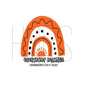 Harmony Day March  Cricut sublimation cutting file instant download digital file