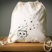 Janina Noz reviewed Cute Radio cotton canvas sack bag for shopping dancing Radio music graphic Music festival sack pack drawstring bag sack in multiple colors