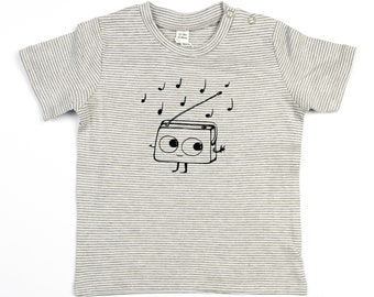 Cute organic cotton baby shirt