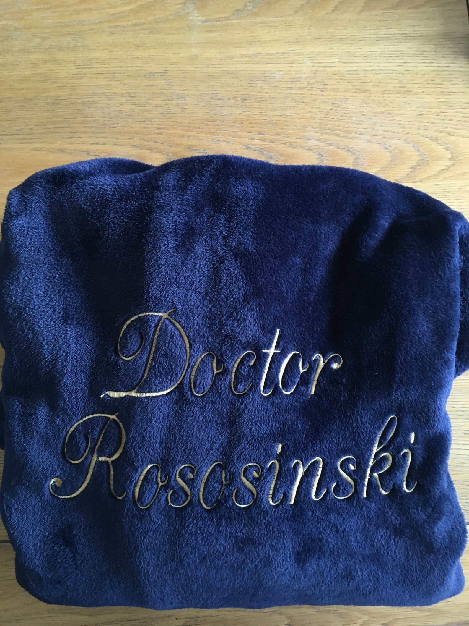 Mens Personalised Hooded Dressing Gown Etsy