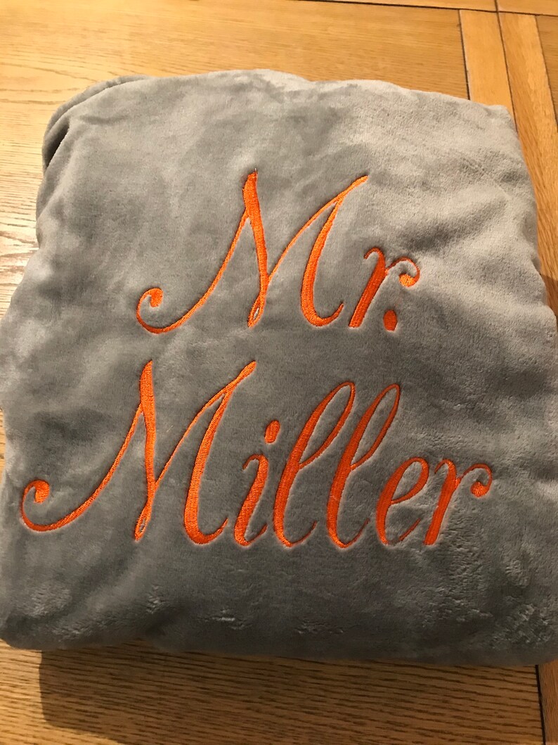 Mens Personalised Hooded Dressing Gown Etsy