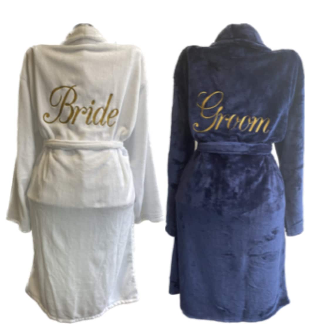 Personalised Dressing Gown Luxury Wedding Gift His & Hers Etsy Canada