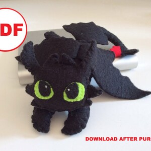 toothless plush diy
