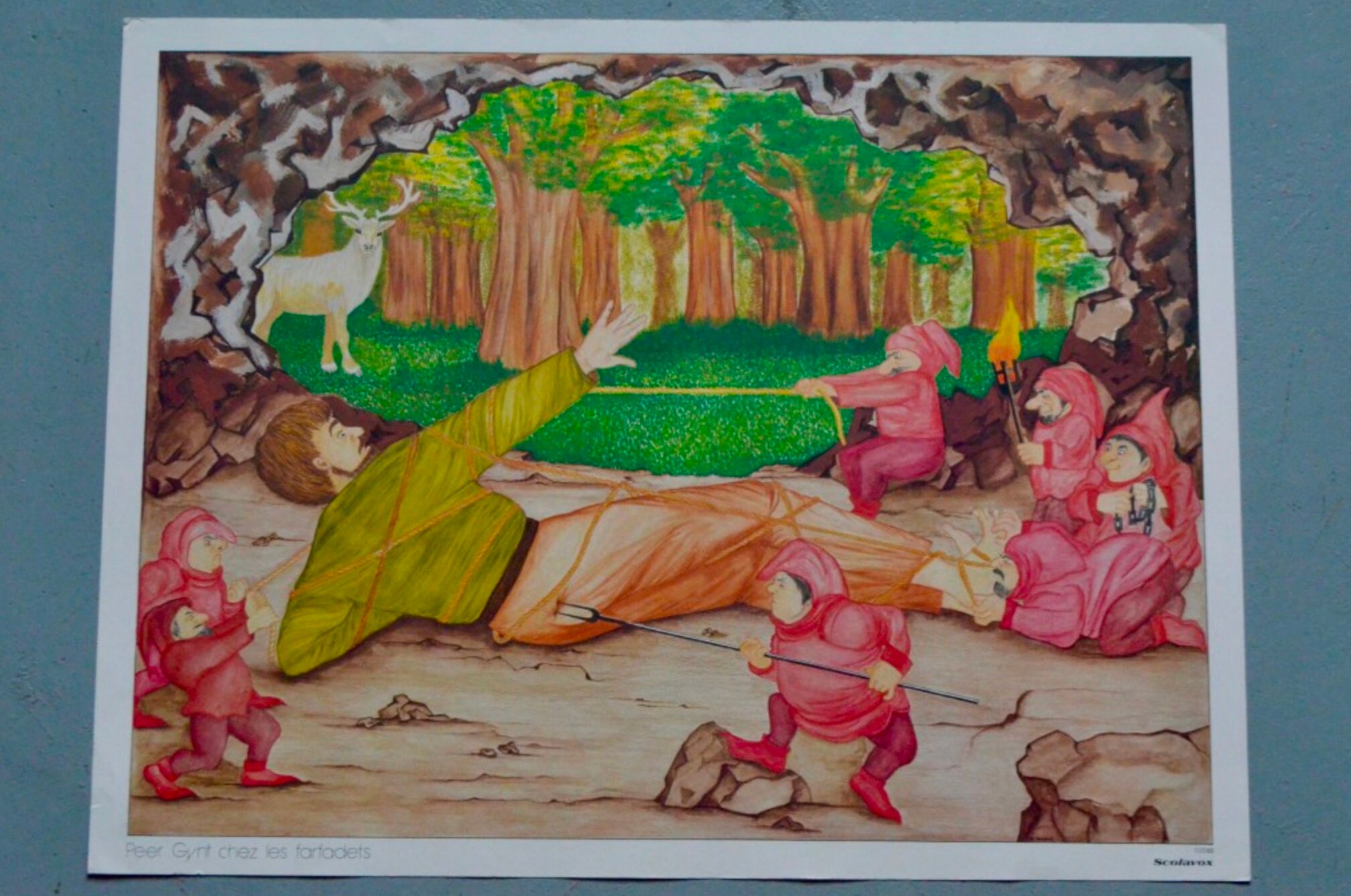 Affiche Scolaire Rétro Vintage Danse