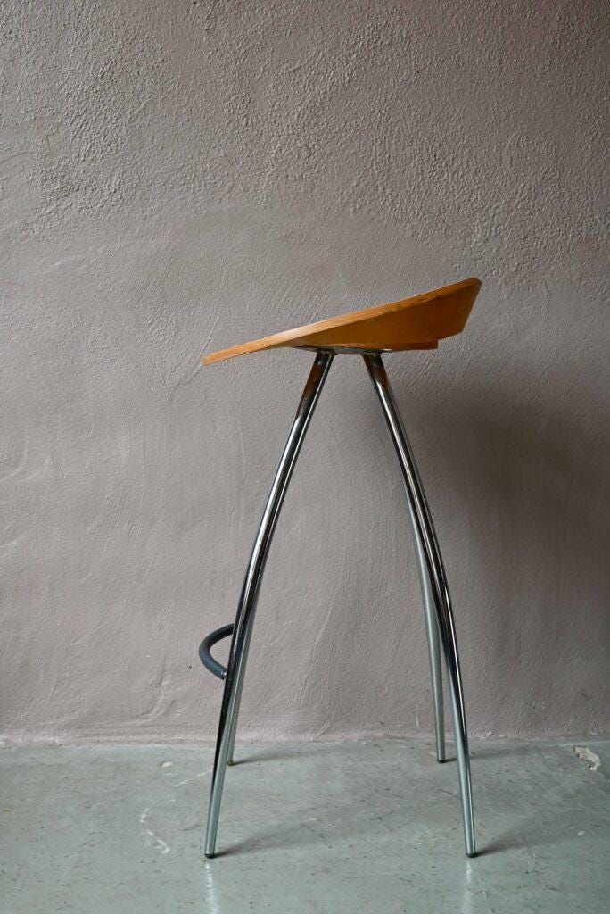 Lyra Bar Stool by Sigurdur Thorsteinsson Design Group Italia for