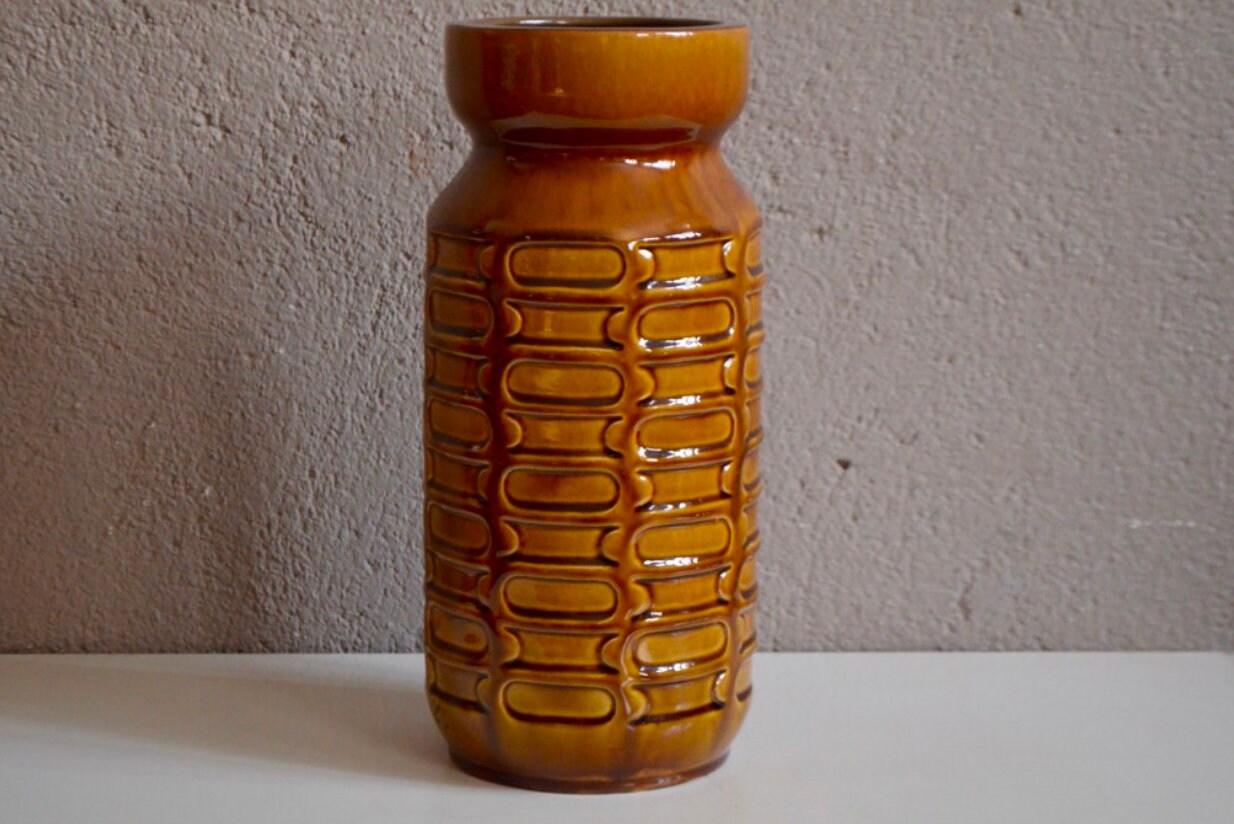 Vase Vintage Fat Lava Années 60