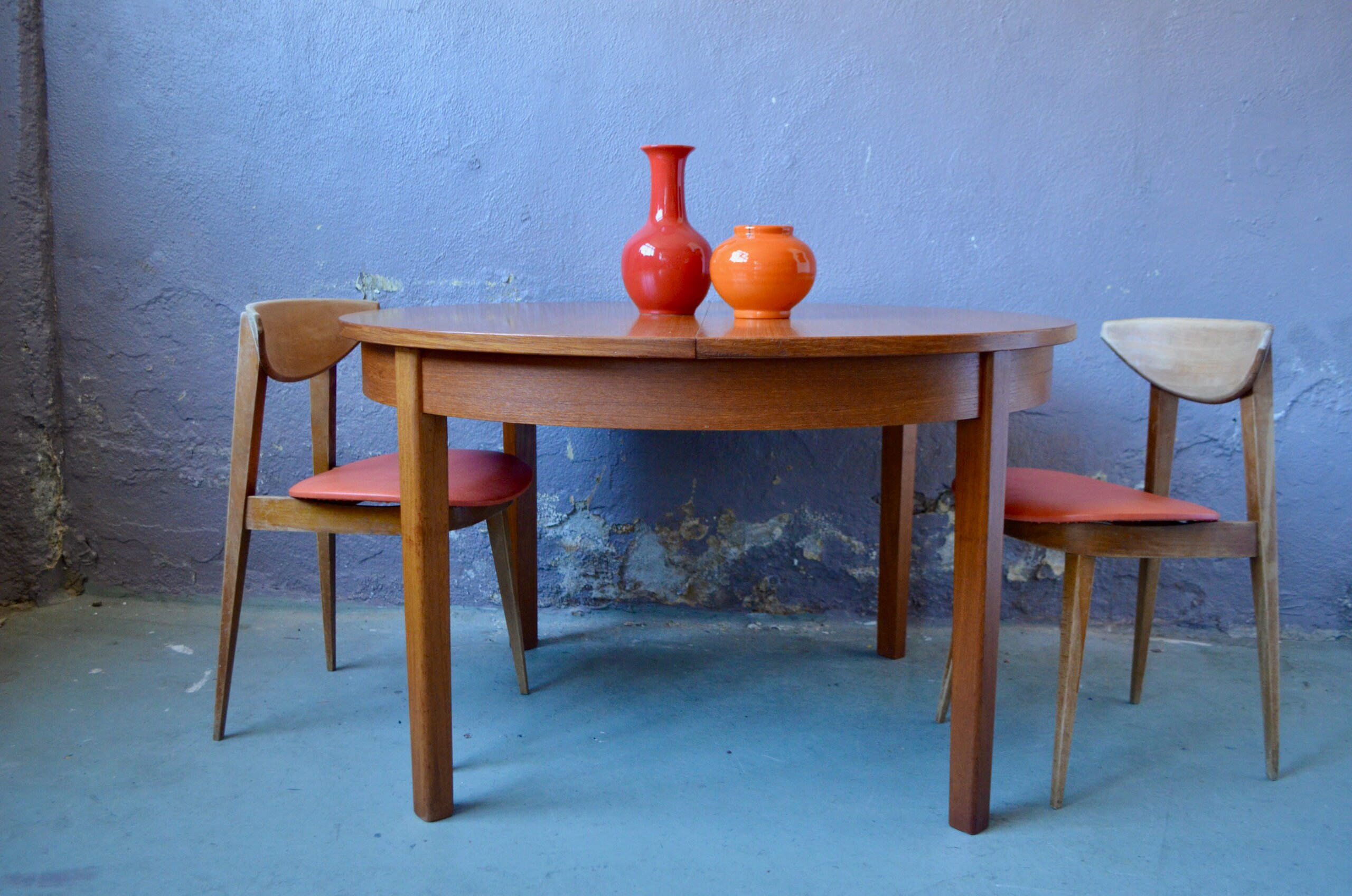 Table Ronde À Rallonge