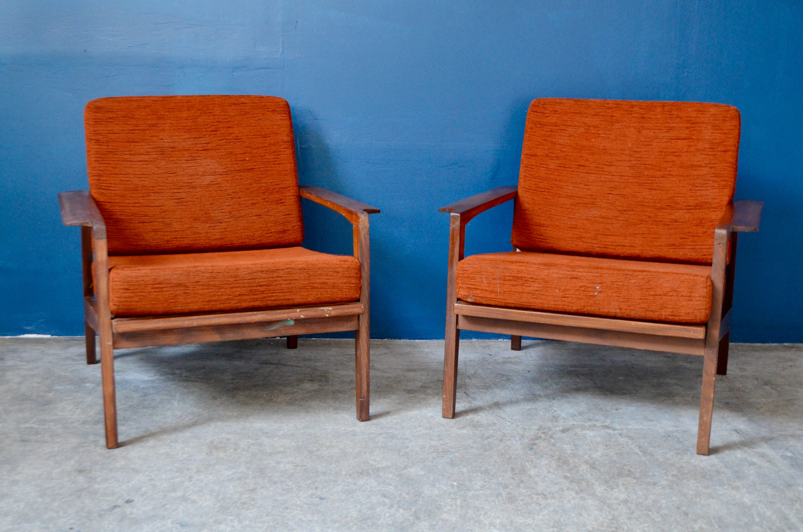 Paire De fauteuils Scandinaves