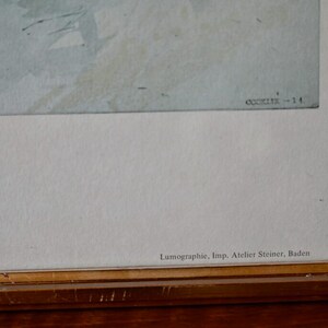 Baden 2 Lumograph by William Turner pre impressionist landscape lithograph serigraph image 4