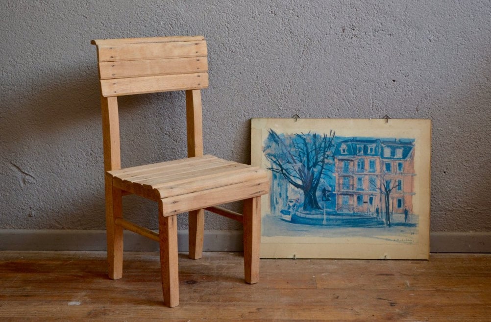 chaise Enfant Vintage