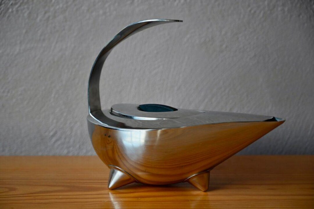 【廃番】bodum ボダムNAOKO ティーポット　ステンレス Tekanna Teapot by C. Jörgensen Published by Bodum Known as Naoko