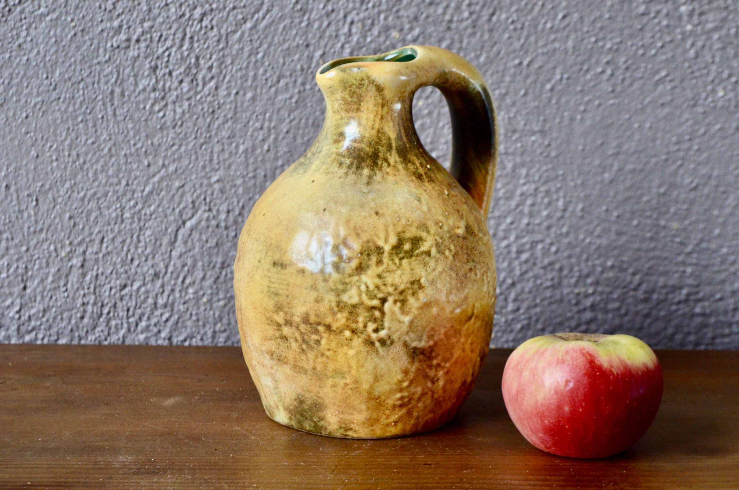 Pichet La Poterie Périgourdine Style Vintage Brutaliste Artisanal France 1960