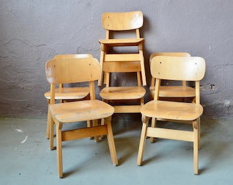 Children&#39;s chair in vintage wood