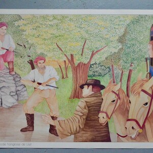 Vintage parete poster bambino tema musicale