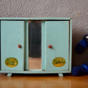Wardrobe doll toy child old vintage style boho and French