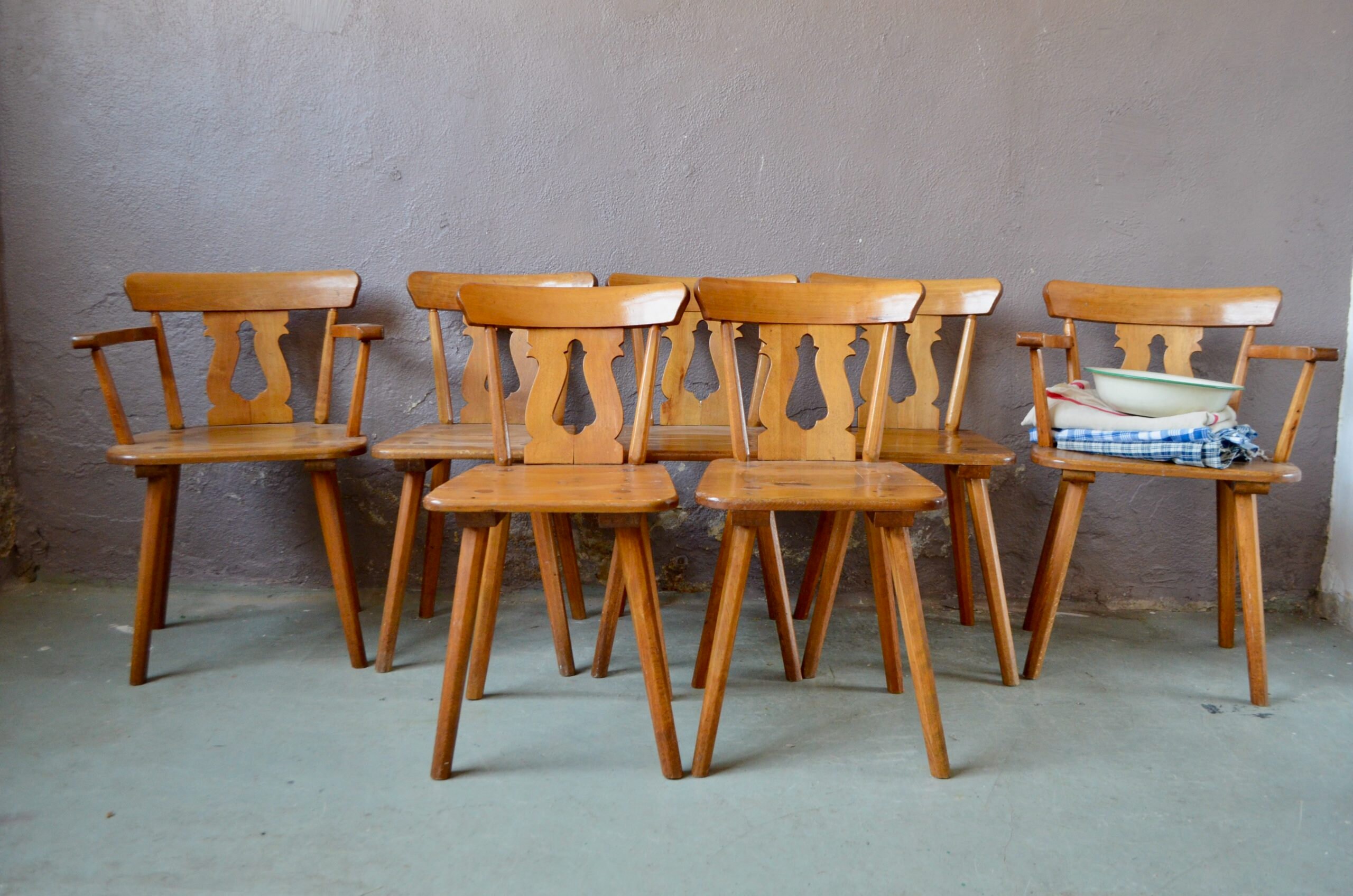 Série De 5 Chaises Et