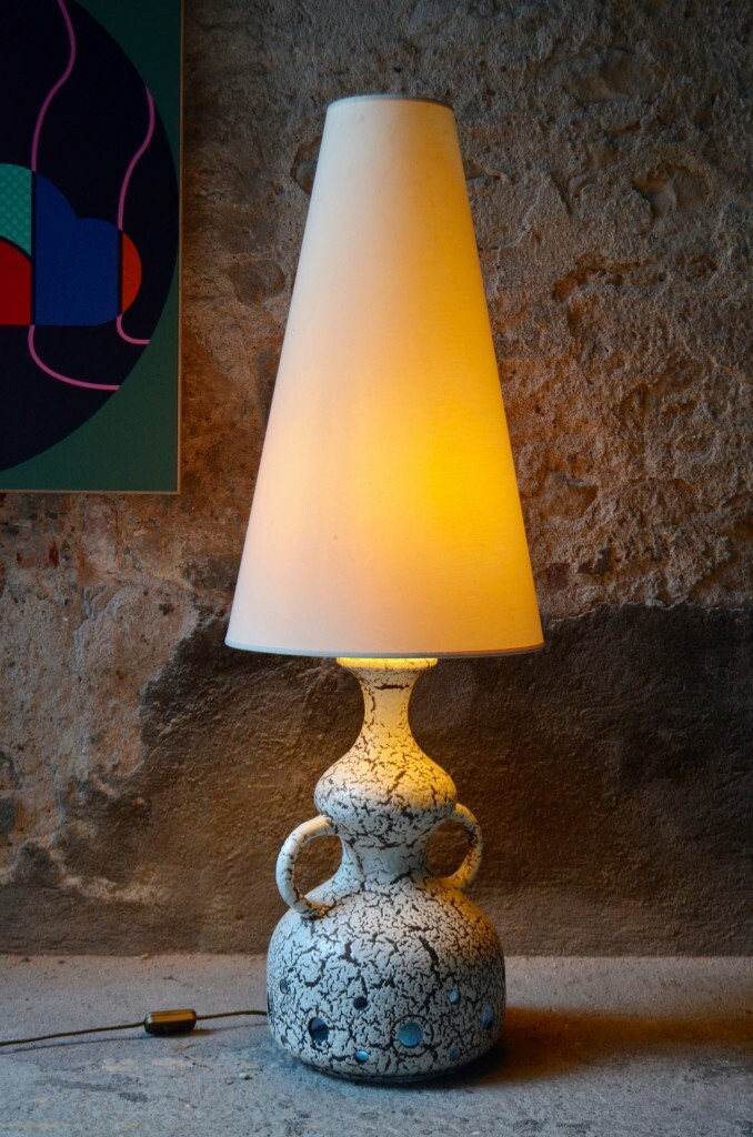 Floor Lamp Fat Lava Ceramic Foot Etsy Australia