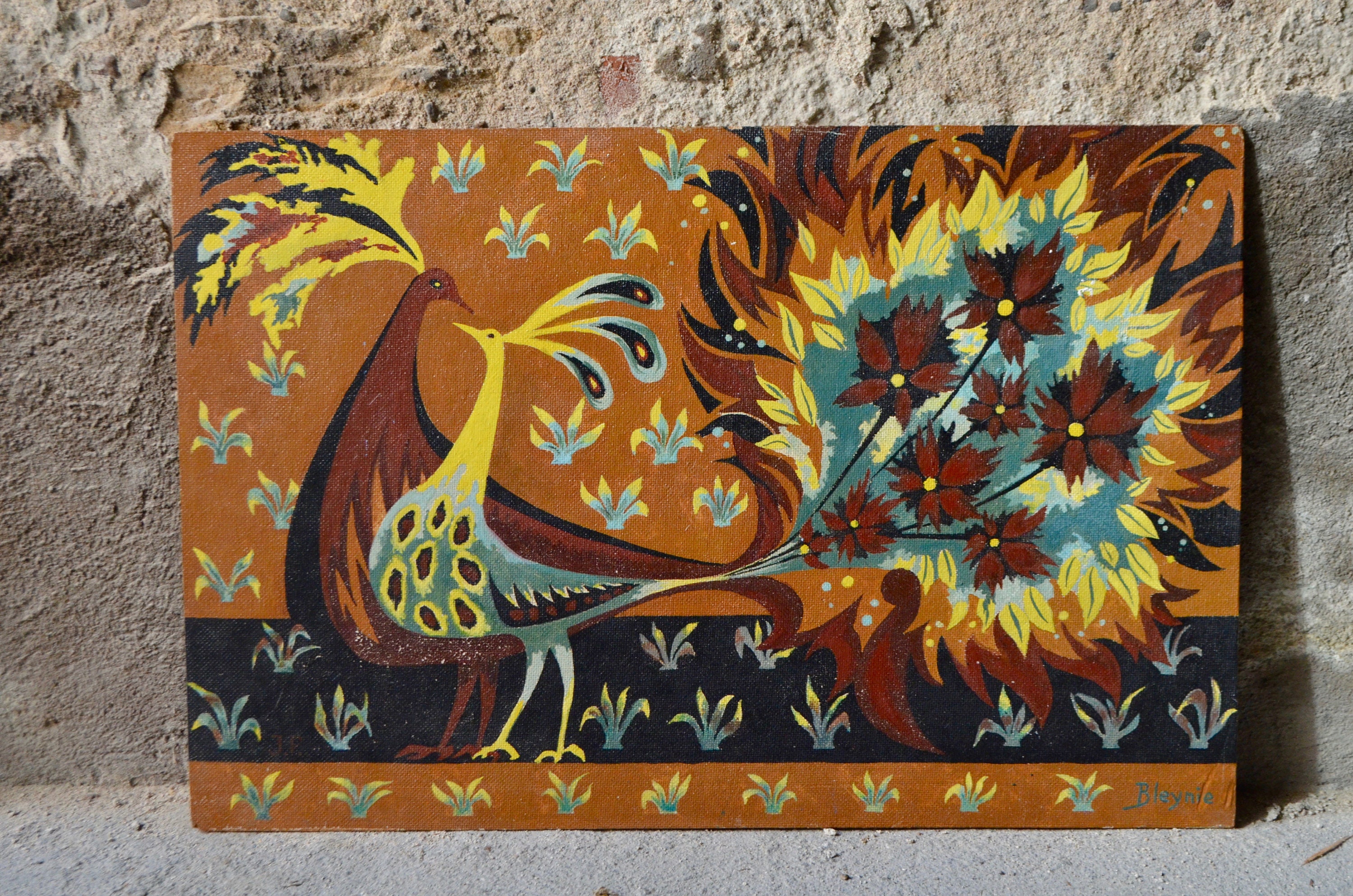 Carton de Tappisserie Tableaux Aux Oiseaux Claude Bleynie