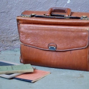 Sacoche homme vintage en cuir Texier