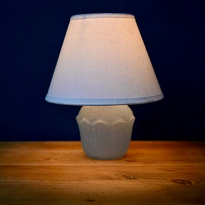 Art deco lamp in sand glass night light mood light