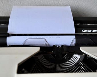 Vintage Triumph Adler Gabriele 12 Typewriter, Old and Fun - Etsy