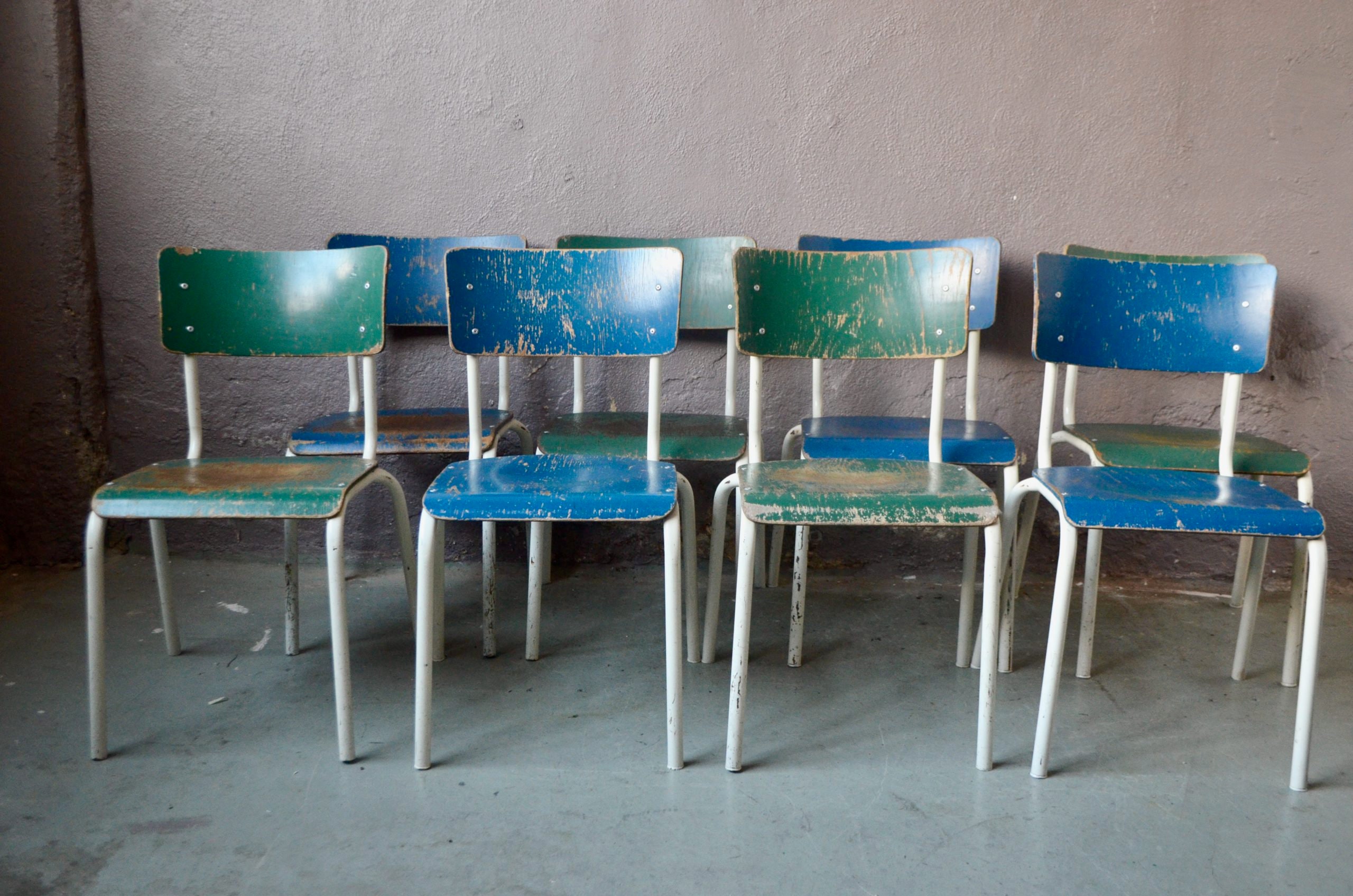 Série De chaises Vintage
