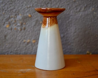 Soliflore vase or candle holder Roberto Rigon for Bertoncello Italian vintage design