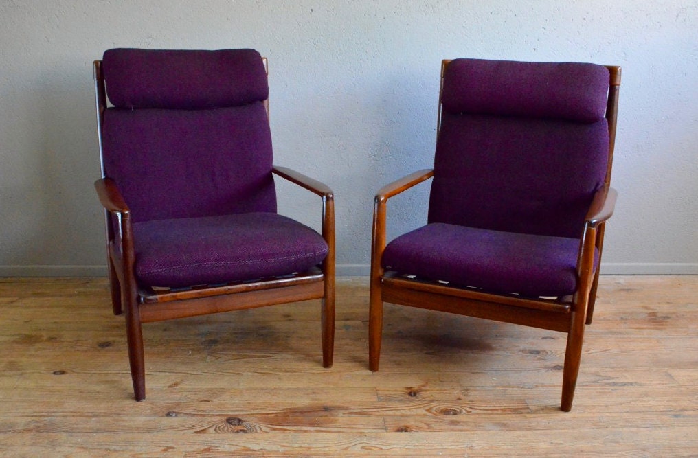 Paire De fauteuils Scandinaves