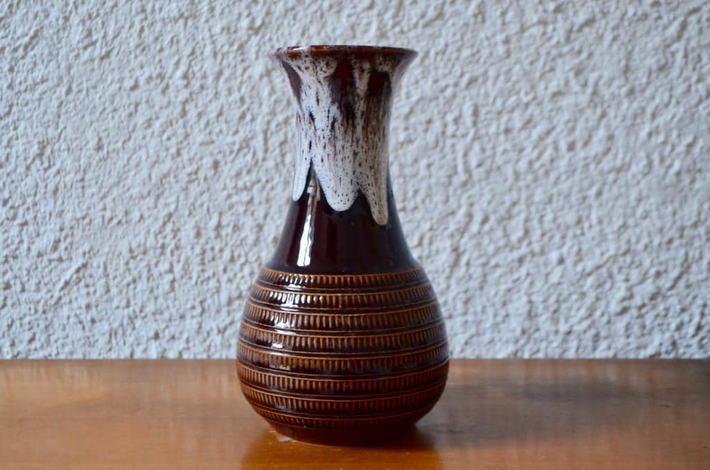 Jasba ドイツ ヴィンテージ Fat Lava 花器 花瓶 陶器の花瓶 - | 0