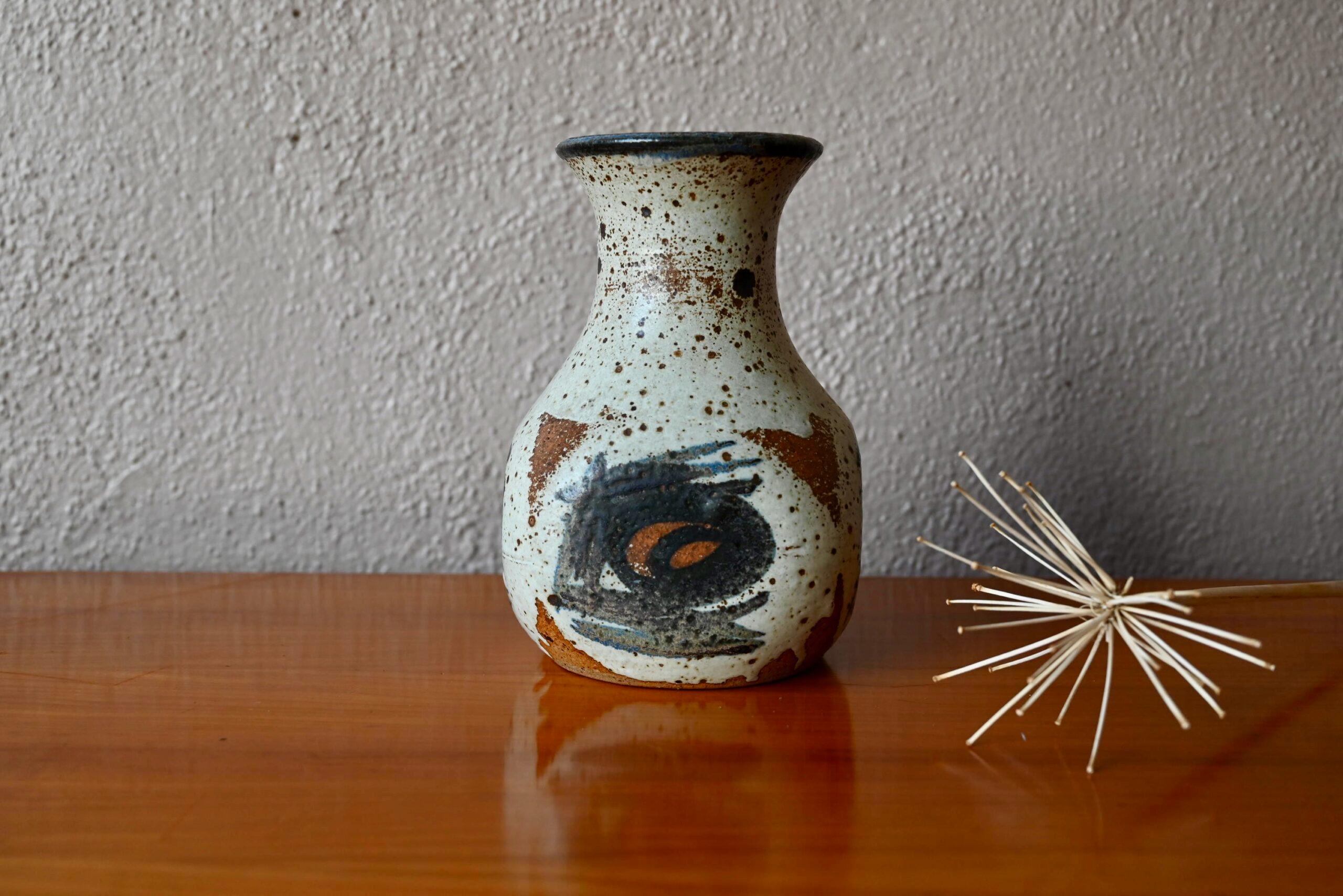 Henning Rasmussen Vase for Ting Keramik, Danish, Scandinavian