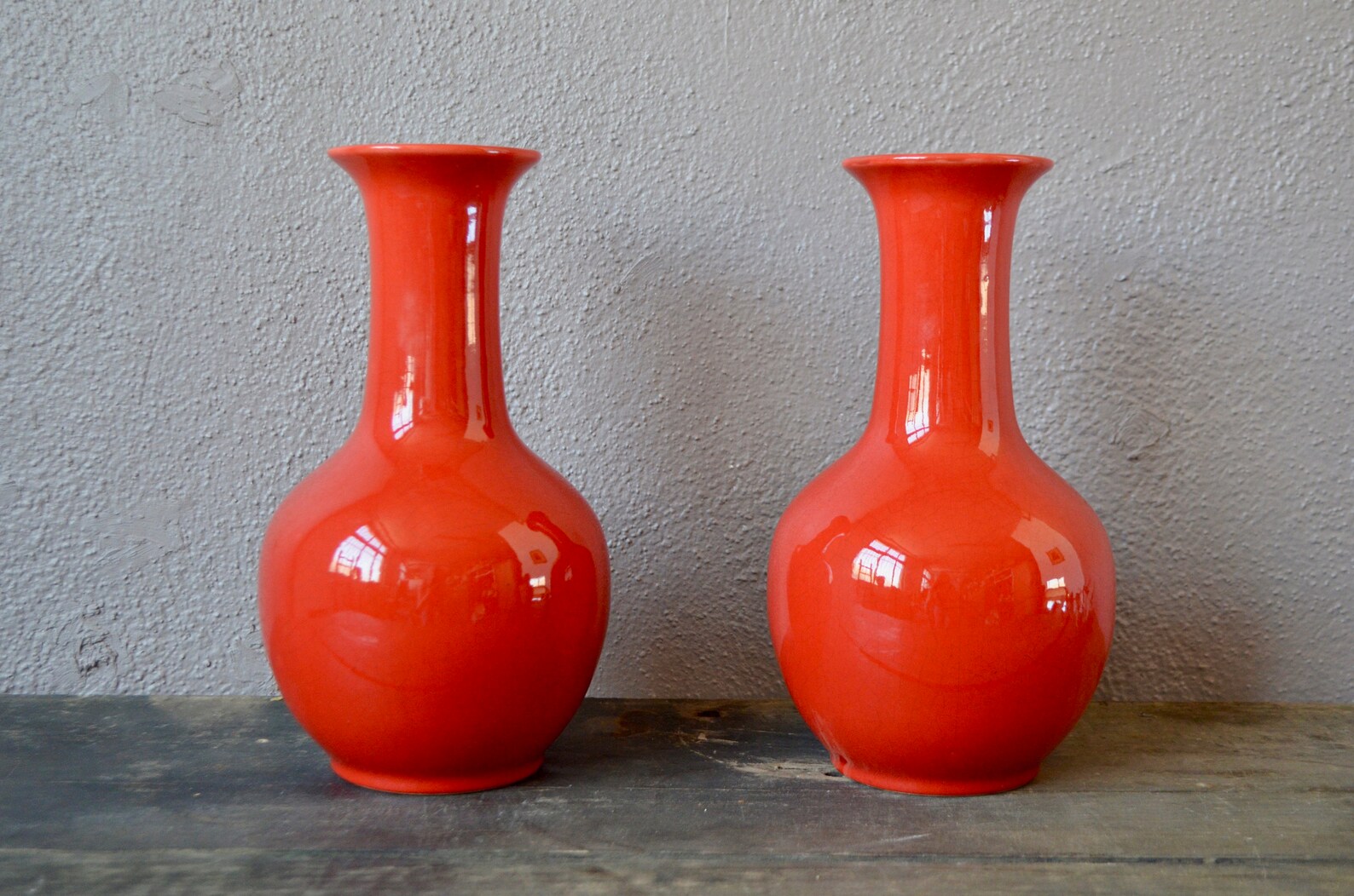 Pair of Longwy beef blood vases by Paul Mignon Etsy