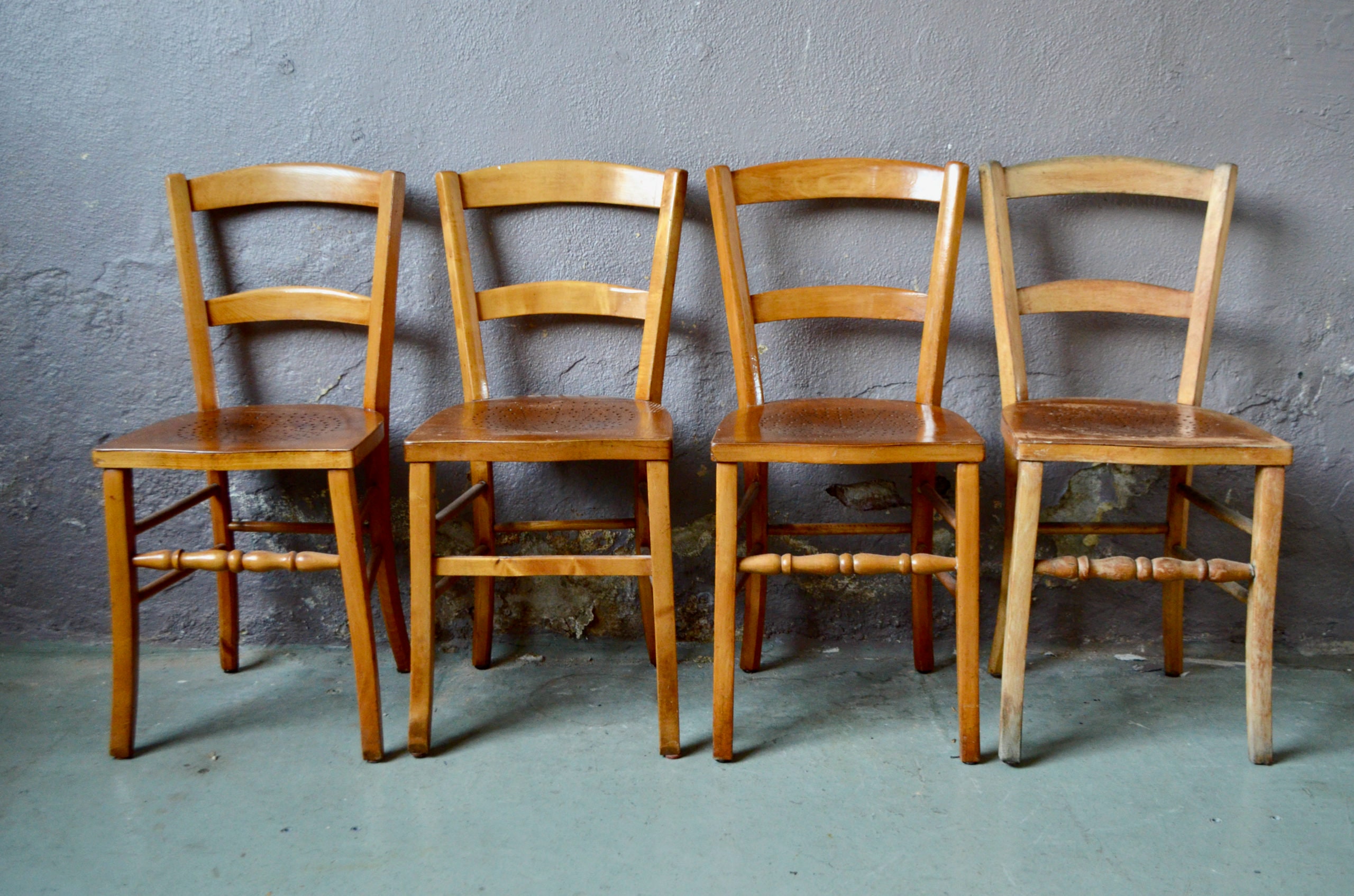 Série De 4 chaises Bistrot