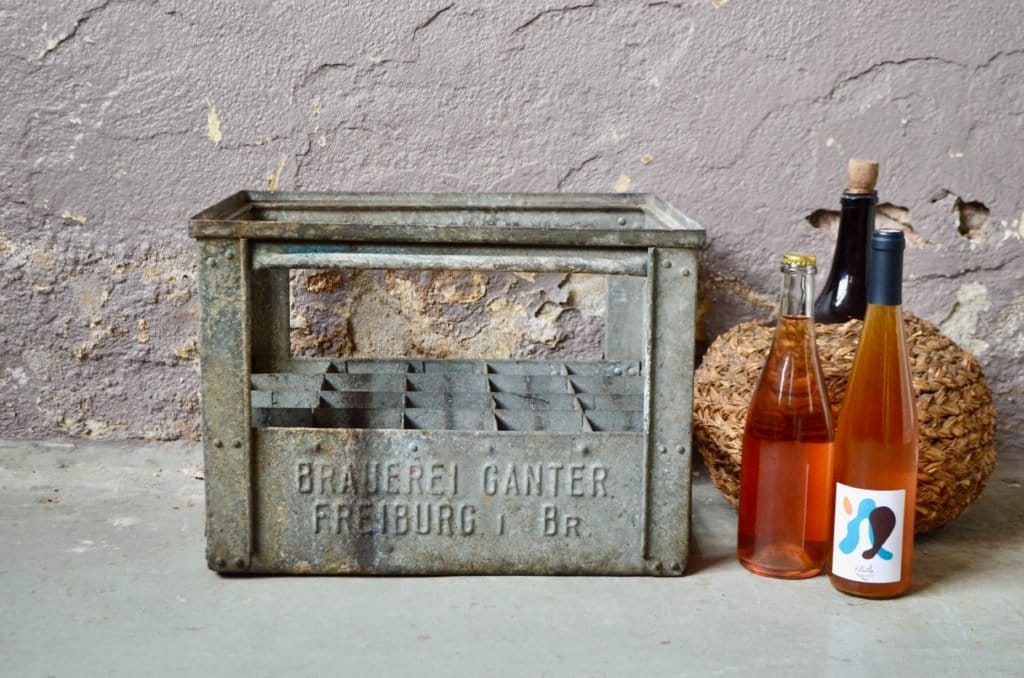 Casier à Bouteilles Rangement Vintage Indus Brauerei Ganter Allemagne