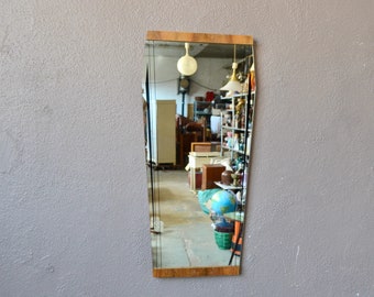 Large mirror wall mirror old vintage Scandinavian style graphic