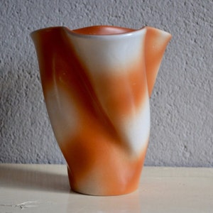 Vase Elchinger free form stilnovo Jouve 50s vintage retro French vase flower pot midcentury ceramic free form