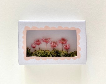 Matchbox "Flowers for you" gift idea Mother's Day / birthday / decoration