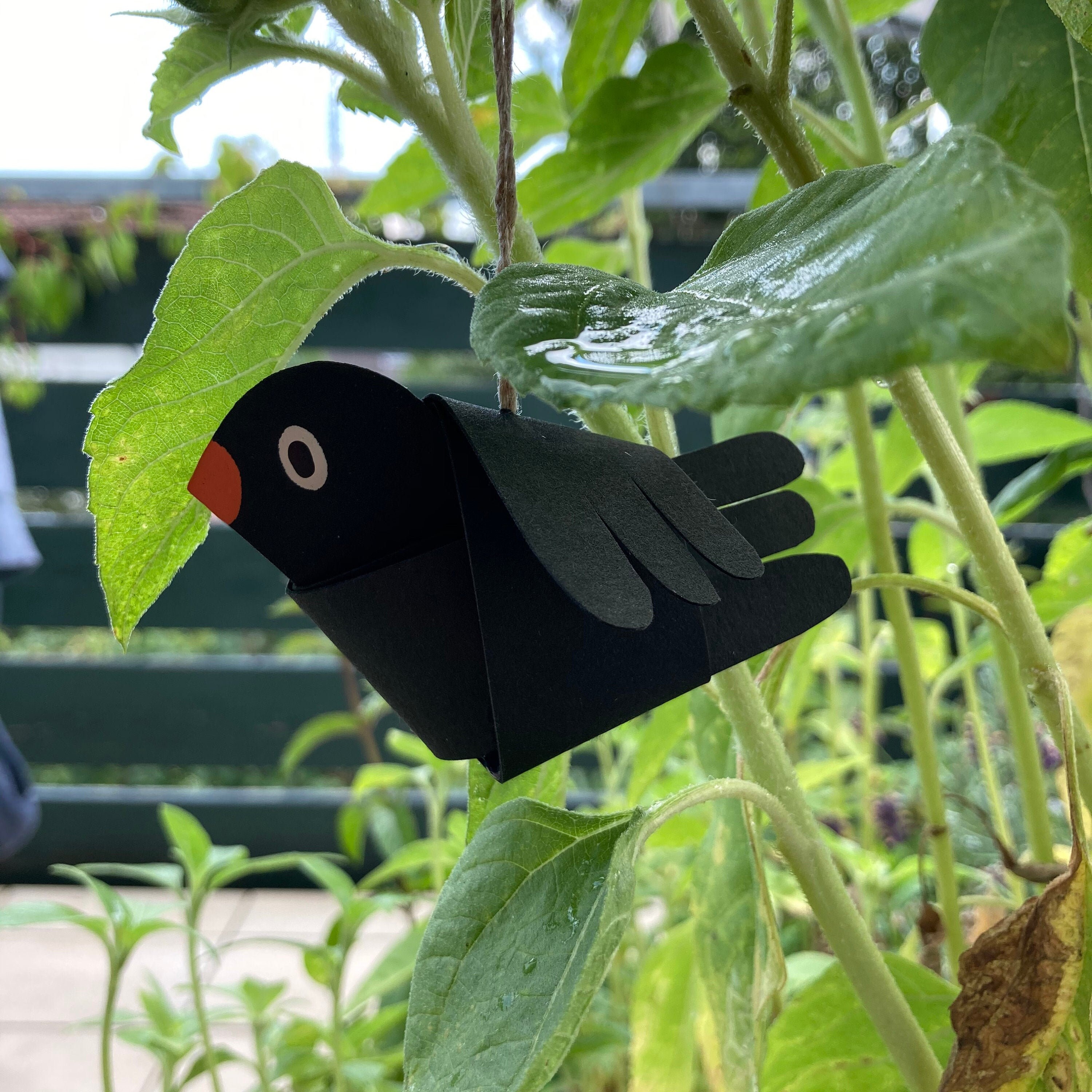Deko-Anhänger Vögelchen bedingt wetterfest / | Etsy