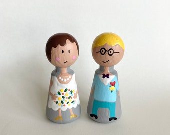 Magnus and Judith / bridal couple / wedding figures / wedding gift