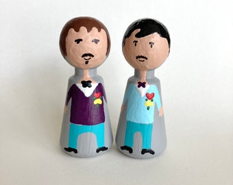 Ruud and Marcel wedding figurines / gift idea