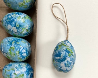 Set of 5 Easter eggs / decorative pendants / Easter decorations / shrub decorations
