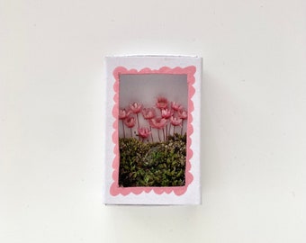 Matchbox "Flowers for you" gift idea Mother's Day / birthday / decoration